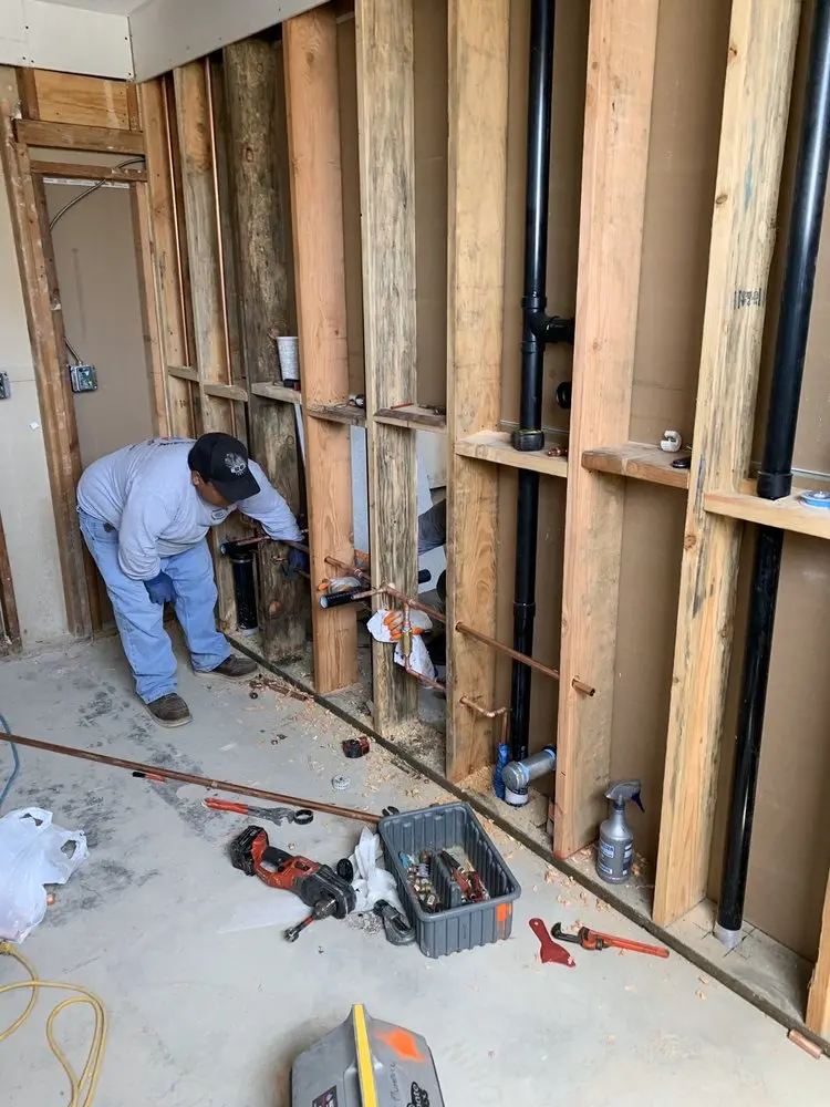 Commercial rough-in plumbing for Gas Line Repair in Hollywood Hills West